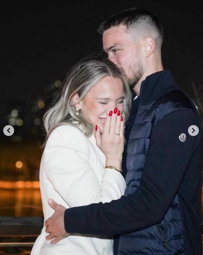 遼寧鐵人外援瓦吉奇社媒宣布求婚成功 遼寧鐵人外援瓦吉奇社媒宣布求婚成功