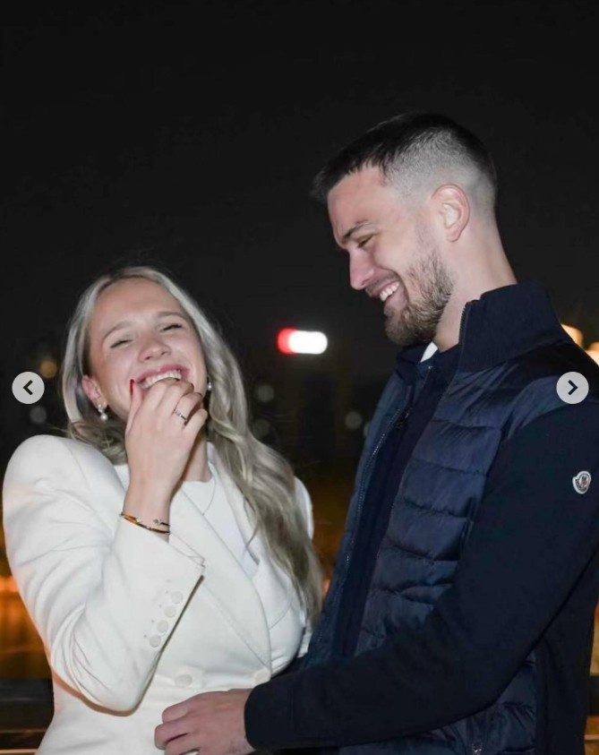 遼寧鐵人外援瓦吉奇社媒宣布求婚成功 遼寧鐵人外援瓦吉奇社媒宣布求婚成功