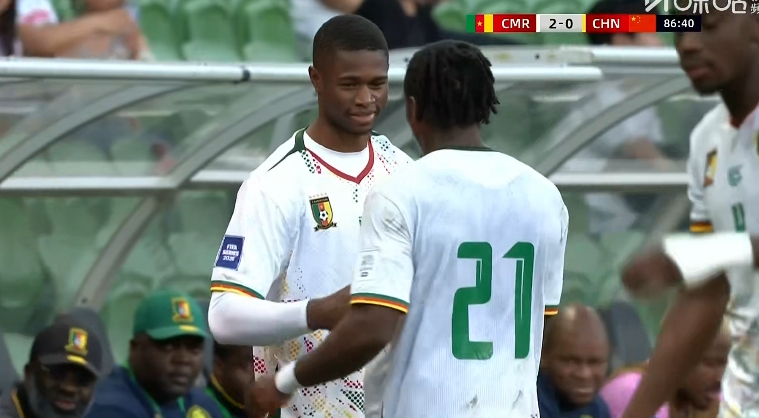 喀麥隆終場遣上藥廠新星科法內(nèi) 身價4000萬歐剛戰(zhàn)阿森納打滿180分鐘