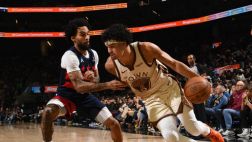 [桑托斯個(gè)人集錦]高效！桑托斯vs奇才全場(chǎng)貢獻(xiàn)27+4+4集錦