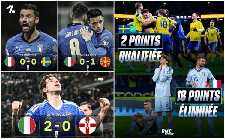 意大利世預(yù)賽三度折戟 八億身價(jià)難掩體系性崩塌