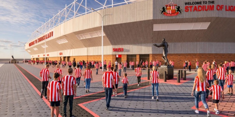 桑德蘭啟動球場改造 球迷付費銘刻姓名于石墻