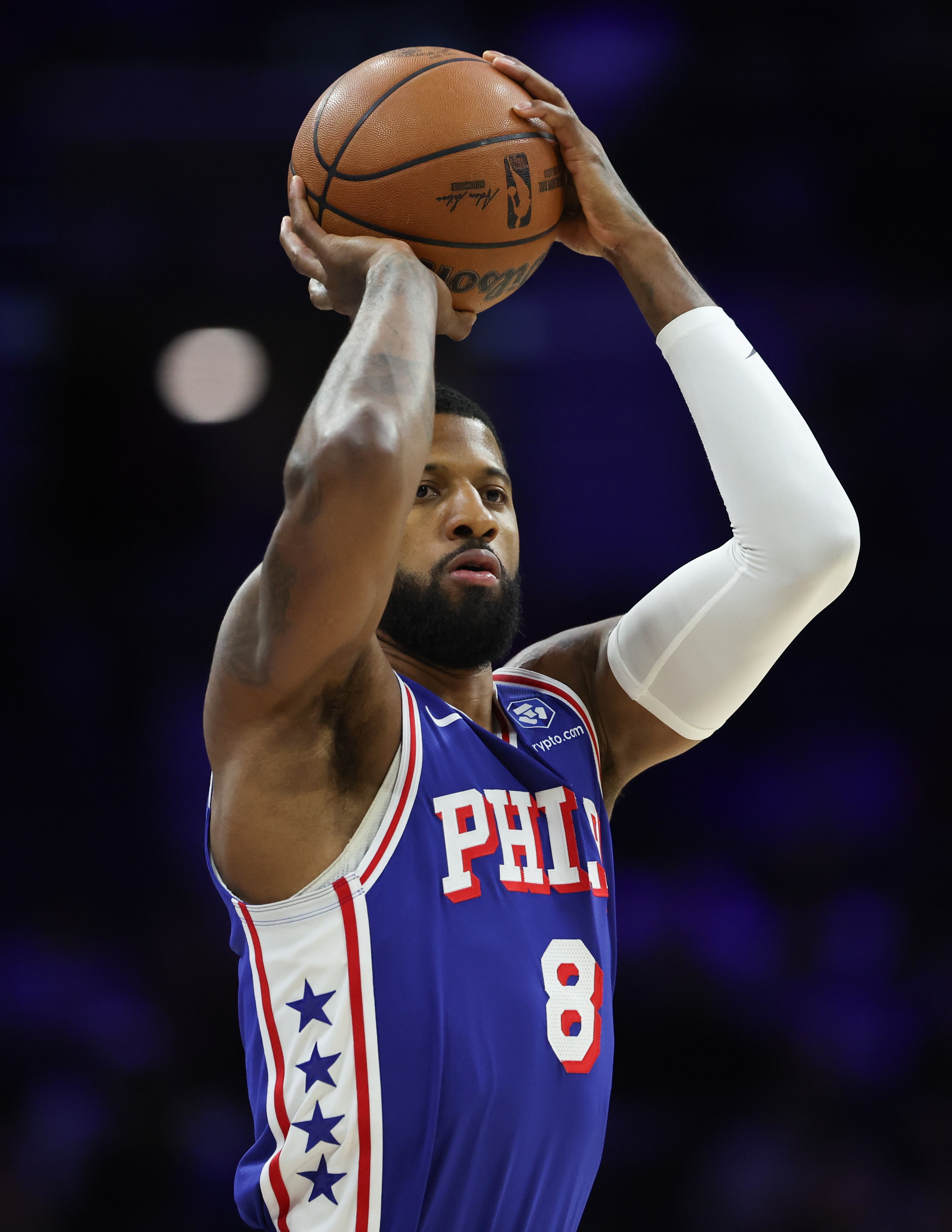 喬治賽季首迎背靠背考驗 出戰(zhàn)成疑取決于身體反饋