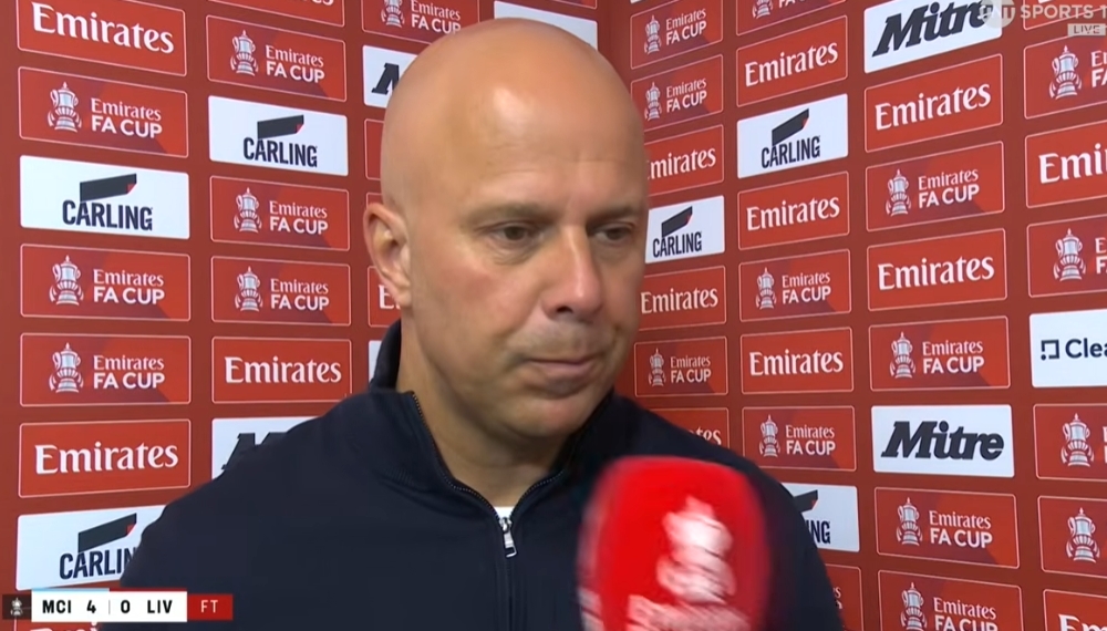 足總杯0-4慘敗曼城 斯洛特承認(rèn)攻防兩端全面崩盤