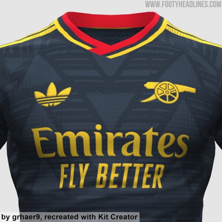 阿森納26-27客場(chǎng)球衣諜照曝光 海軍藍(lán)反轉(zhuǎn)經(jīng)典爛香蕉 阿森納26-27客場(chǎng)球衣諜照曝光 海軍藍(lán)反轉(zhuǎn)經(jīng)典爛香蕉