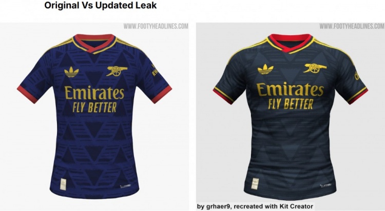 阿森納26-27客場(chǎng)球衣諜照曝光 海軍藍(lán)反轉(zhuǎn)經(jīng)典爛香蕉 阿森納26-27客場(chǎng)球衣諜照曝光 海軍藍(lán)反轉(zhuǎn)經(jīng)典爛香蕉