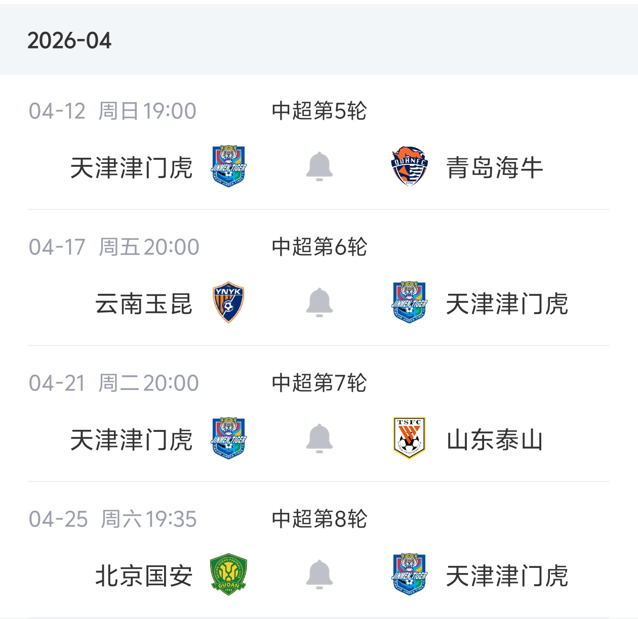 津門虎主場遭申花逆轉(zhuǎn) 開季四輪僅取一分深陷降級(jí)區(qū)