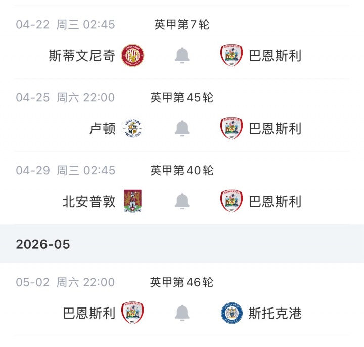 徐彬隨巴恩斯利一隊訓練 英甲賽季僅余四輪