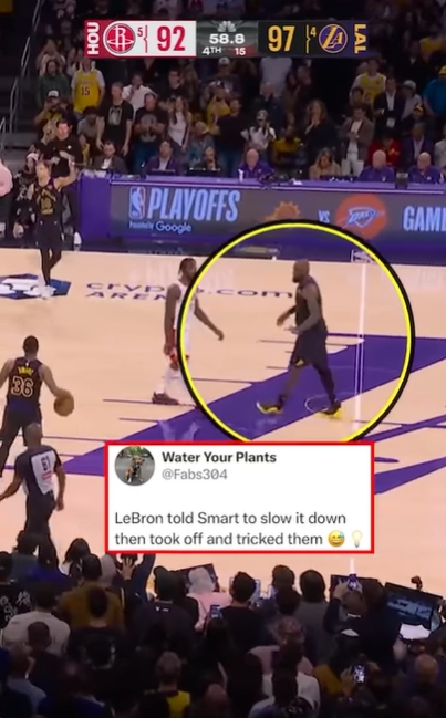 詹姆斯假意壓節(jié)奏后空切暴扣終結(jié)比賽