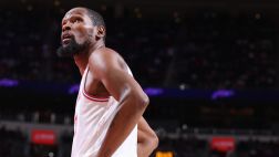 [杜蘭特個(gè)人集錦]攻傳兼?zhèn)洌《盘m特vs尼克斯得到27+6+8集錦