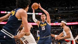 [騰訊全場集錦]??9連勝！掘金加時18分逆轉(zhuǎn)開拓者 約基奇35+14+13 卡馬拉30分