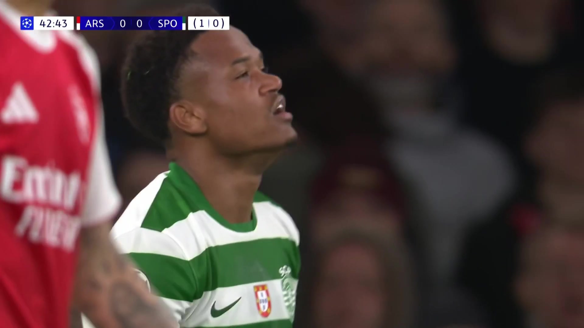 槍手逃過(guò)一劫！卡塔莫跟進(jìn)小角度抽射擊中立柱！